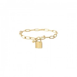 Bracelet Acier jaune cadena